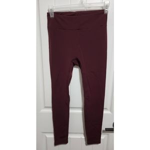 Grrrl squat proof leggings wine burgandy Amanda Heather medium large